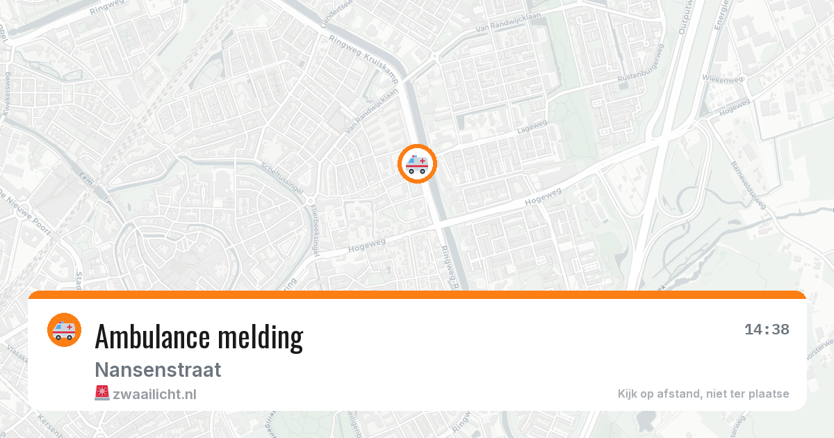 Ambulance melding — 8 feb 2026