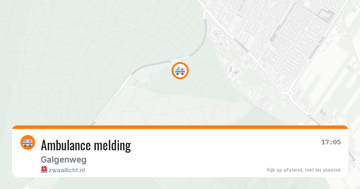 Ambulance melding — 26 apr 2026