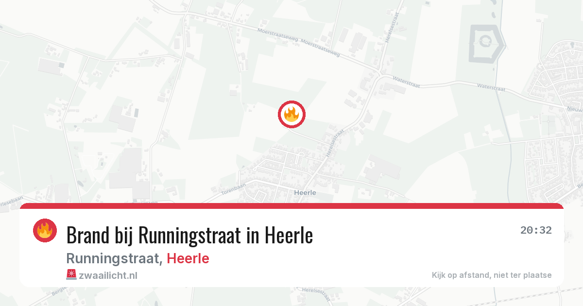 Brand bij Runningstraat in Heerle — 9 jul 2026
