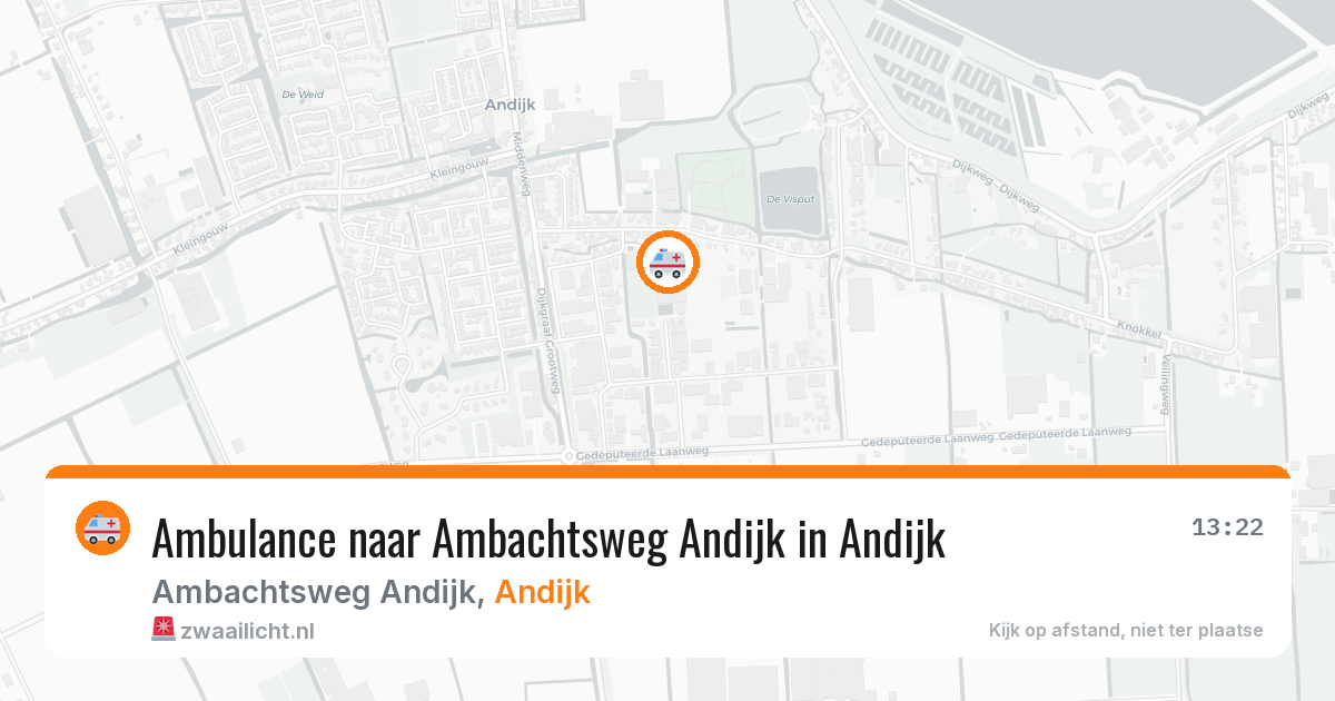 Ambulance naar Ambachtsweg Andijk in Andijk — 9 jun 2026