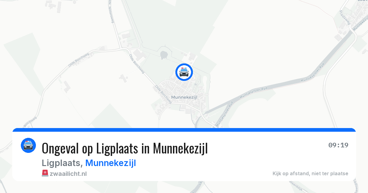 Ongeval op Ligplaats in Munnekezijl — 28 jul 2026