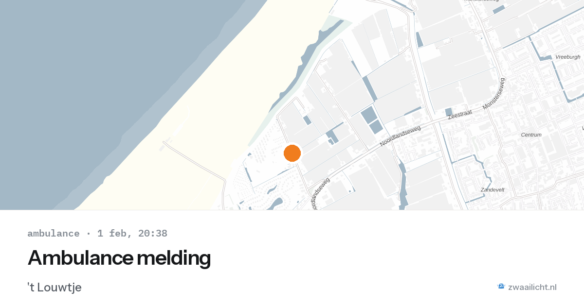 Ambulance melding — 1 feb 2026