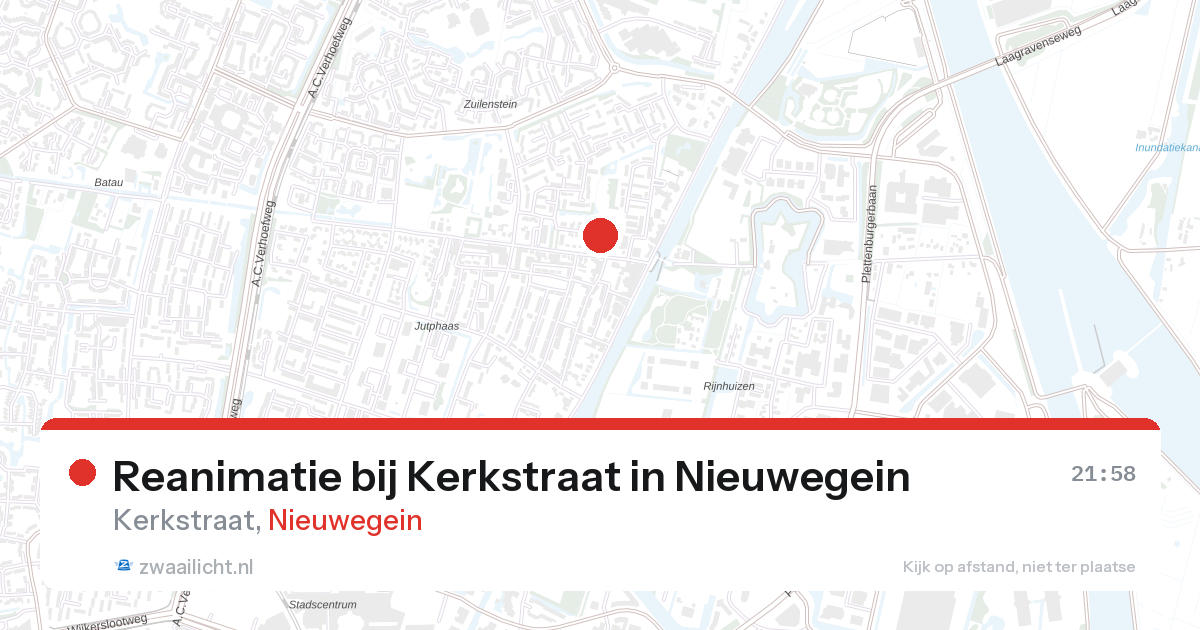 Reanimatie bij Kerkstraat in Nieuwegein — 26 aug 2026
