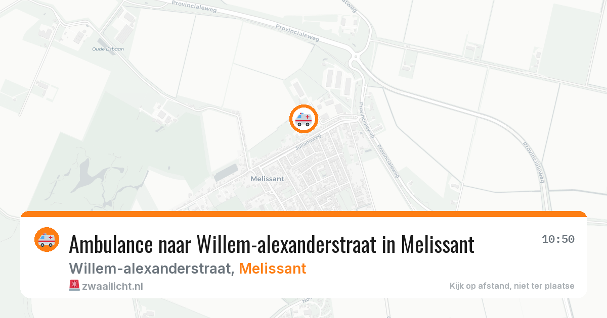 Ambulance naar Willem-alexanderstraat in Melissant — 19 mrt 2026
