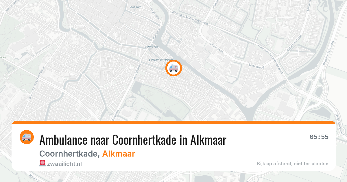 Ambulance naar Coornhertkade in Alkmaar — 2 jun 2026