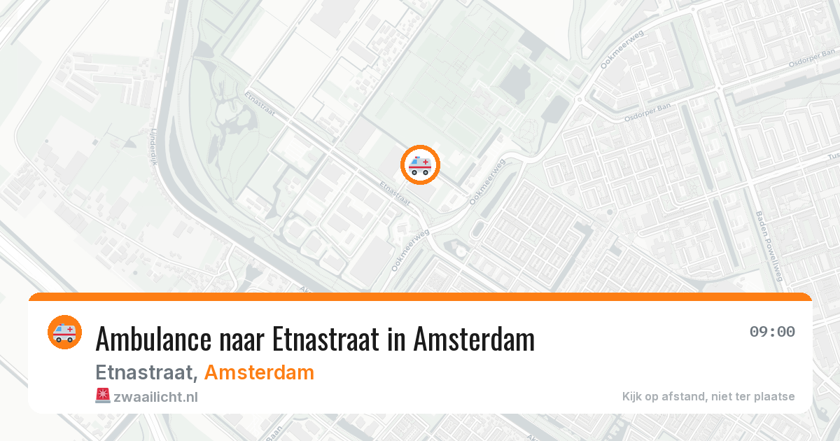 Ambulance naar Etnastraat in Amsterdam — 30 jun 2026