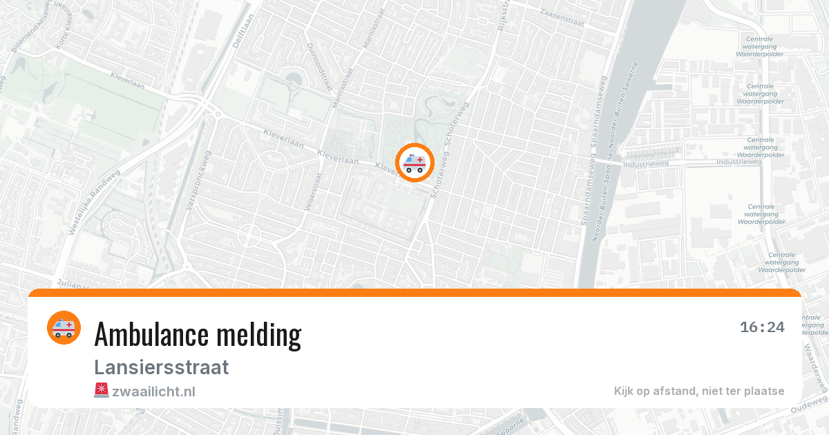 Ambulance melding — 8 feb 2026