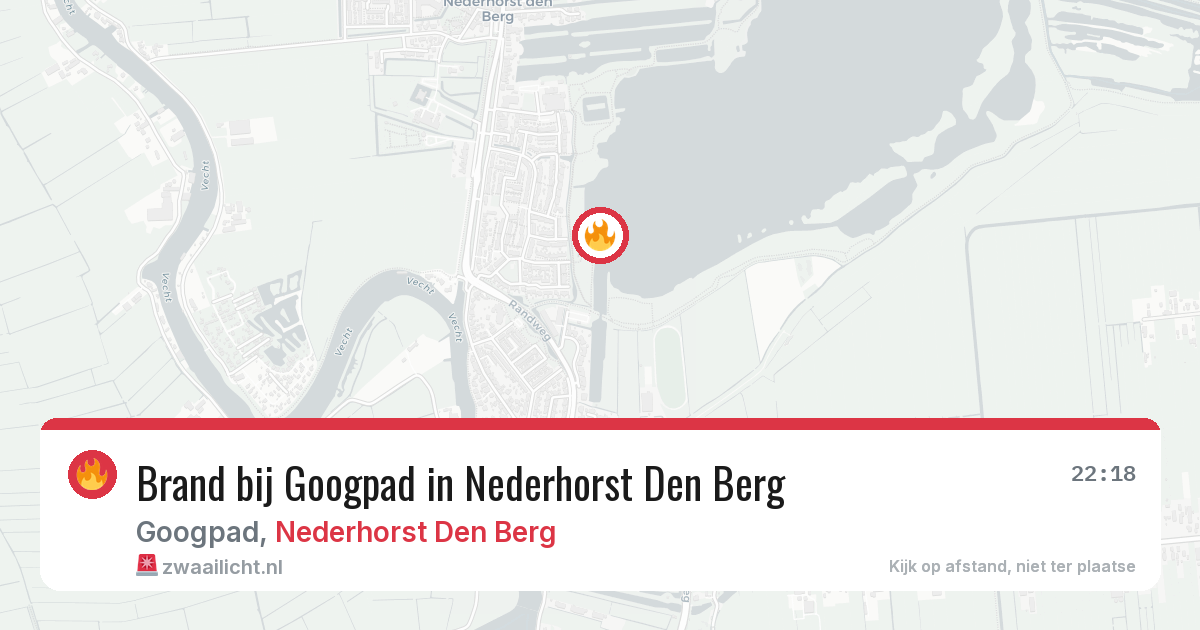 Brand bij Googpad in Nederhorst Den Berg — 7 aug 2026