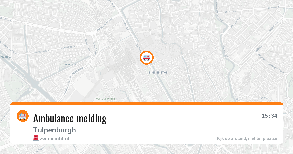 Ambulance melding — 4 apr 2026