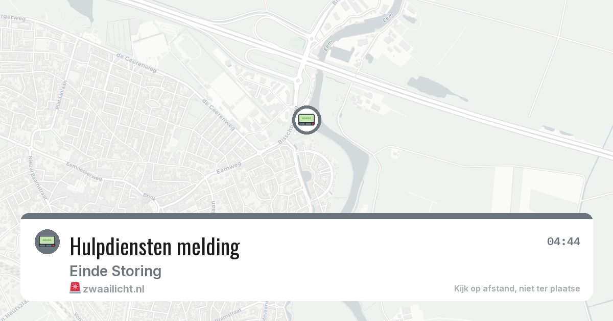 Hulpdiensten melding — 29 jan 2026