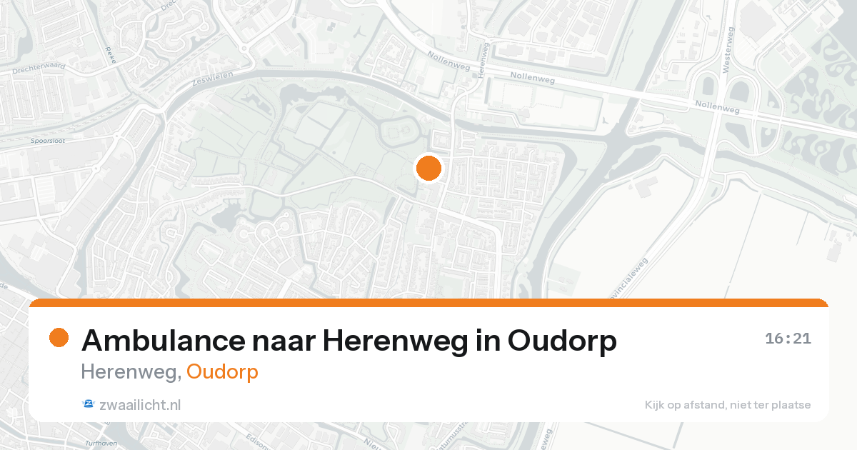 Ambulance naar Herenweg in Oudorp — 5 jun 2026