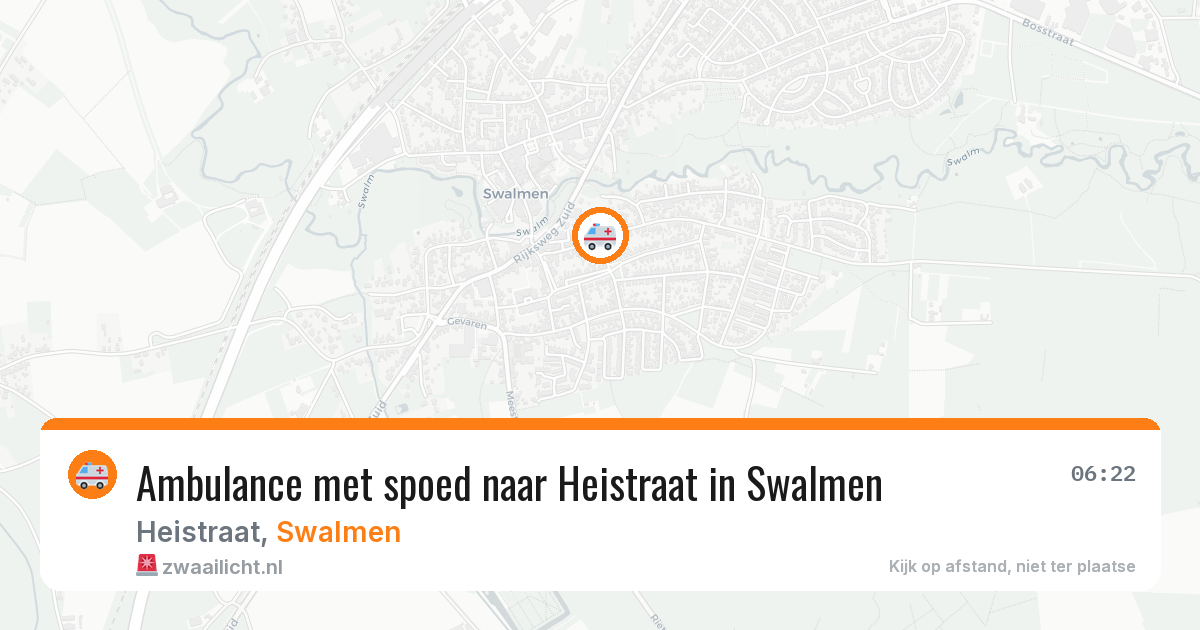 Ambulance met spoed naar Heistraat in Swalmen — 26 jan 2026