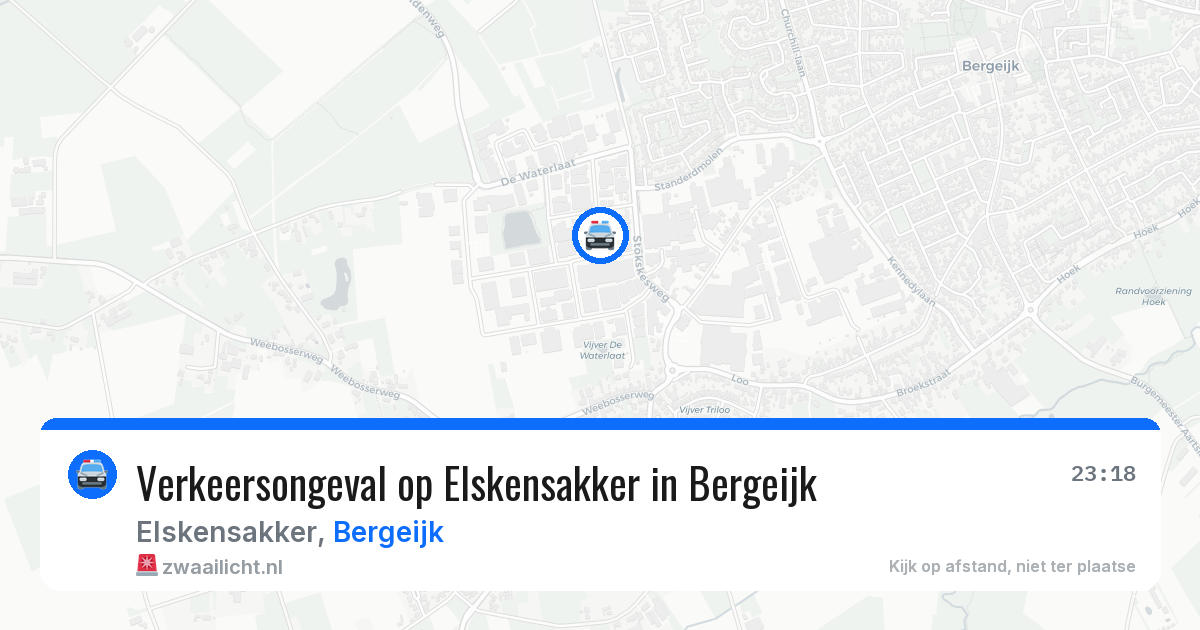 Verkeersongeval op Elskensakker in Bergeijk — 28 jun 2026