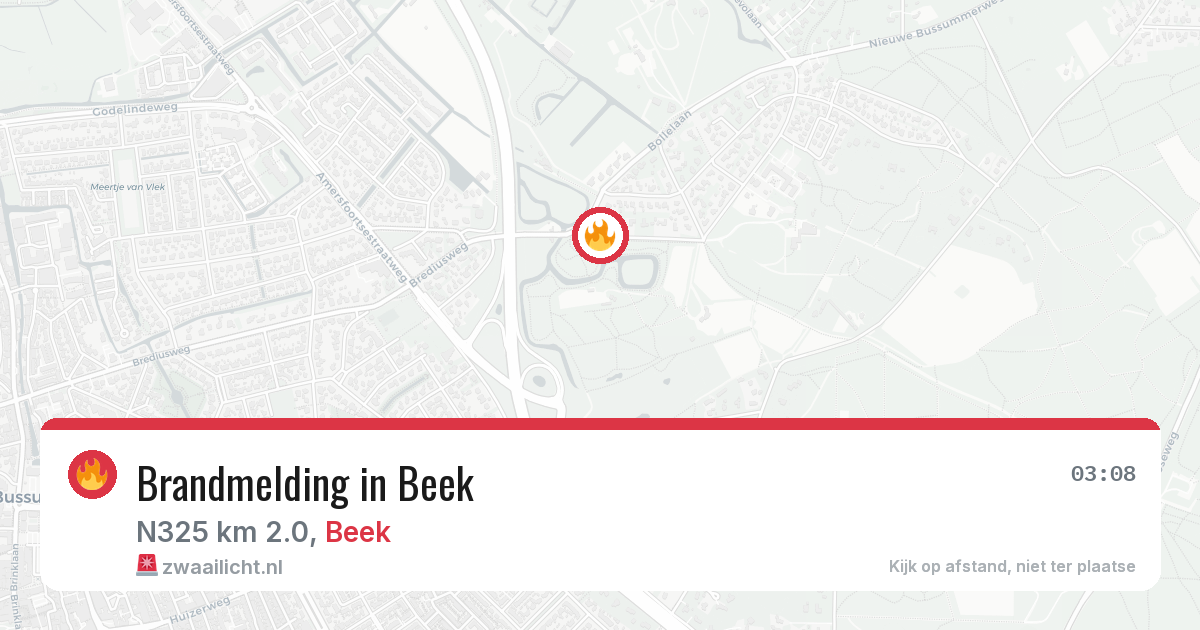 Brandmelding in Beek — 28 jun 2026