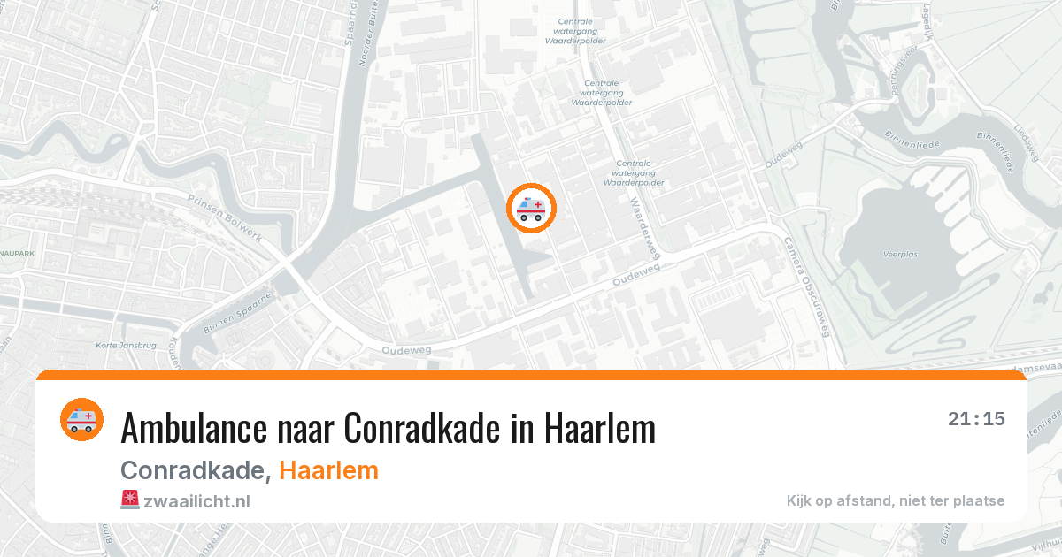 Ambulance naar Conradkade in Haarlem — 22 mei 2026