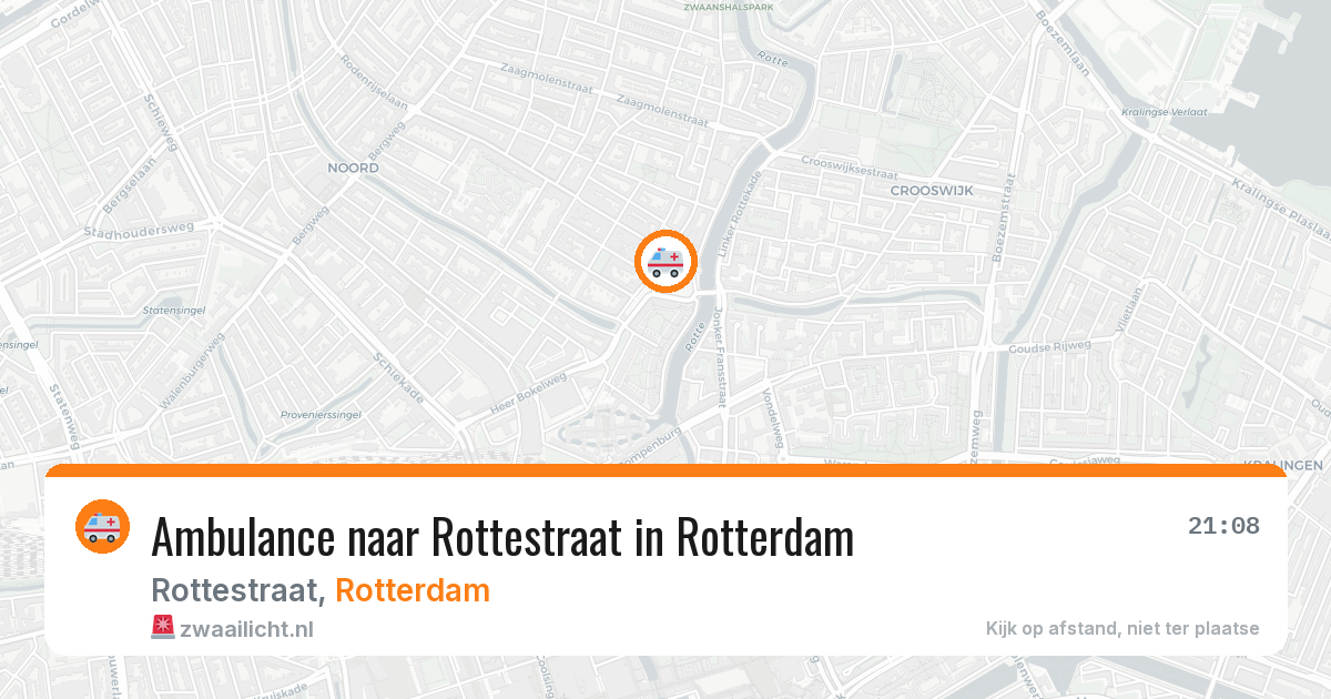 Ambulance naar Rottestraat in Rotterdam — 19 mrt 2026