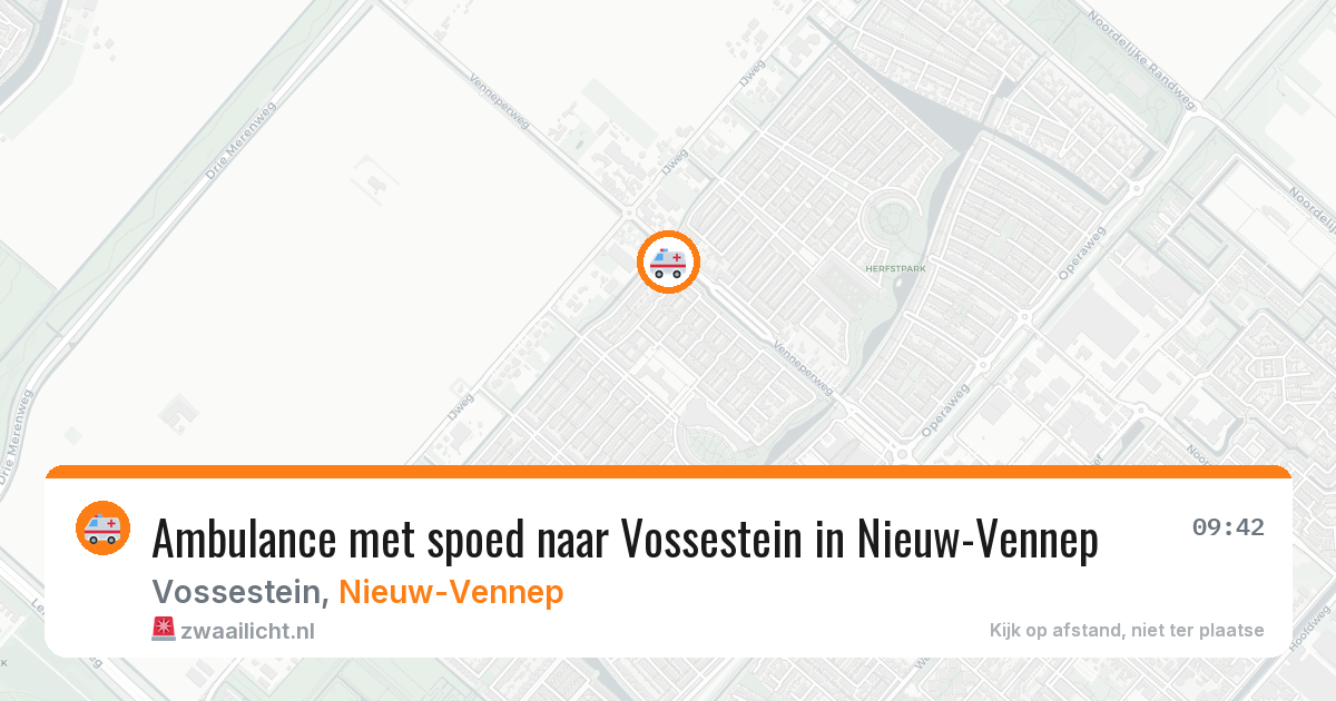 Ambulance met spoed naar Vossestein in Nieuw-Vennep — 19 jan 2026