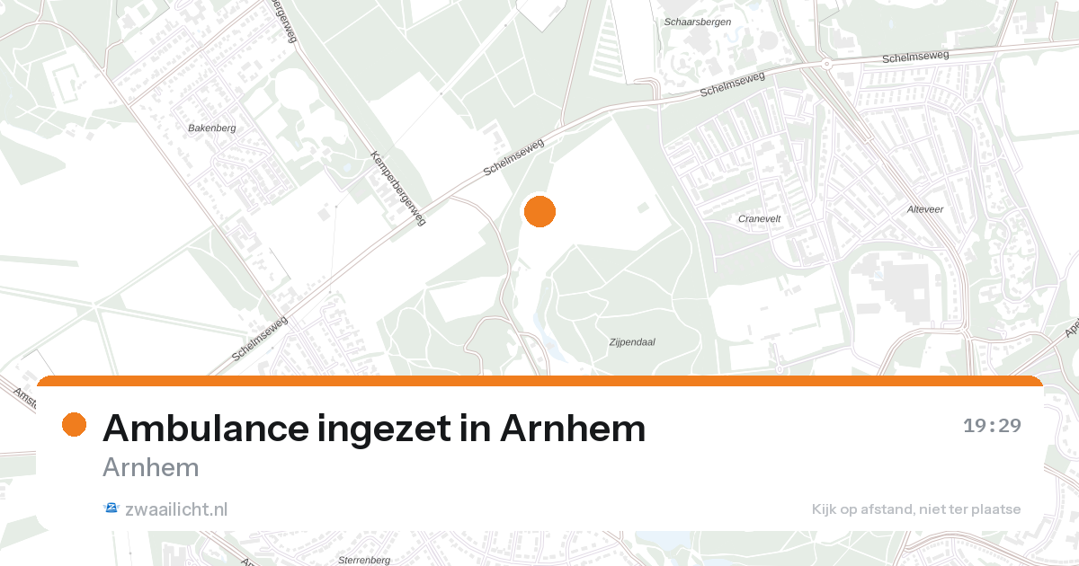 Ambulance ingezet in Arnhem — 26 aug 2026