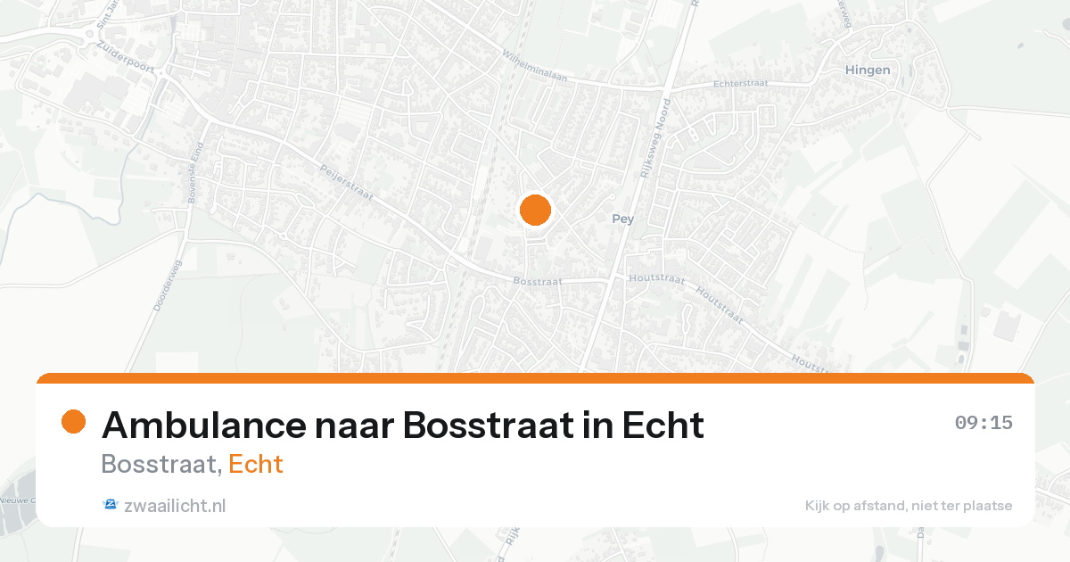 Ambulance naar Bosstraat in Echt — 21 aug 2026