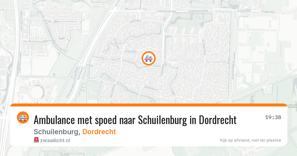 Ambulance met spoed naar Schuilenburg in Dordrecht — 29 jan 2026
