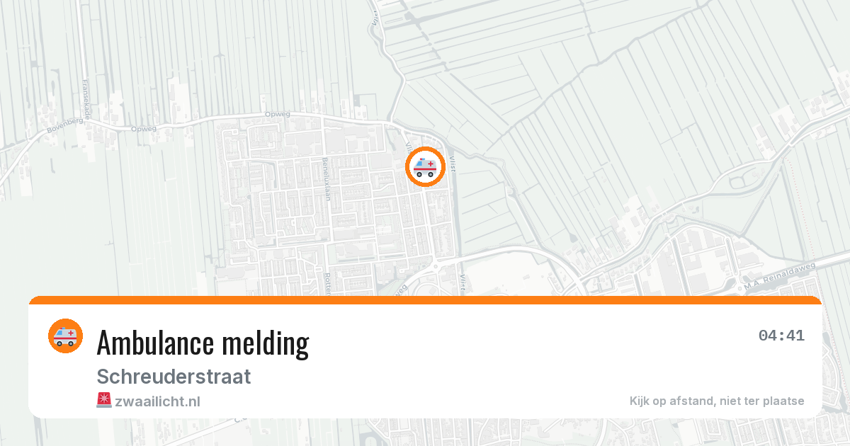 Ambulance melding — 23 jan 2026