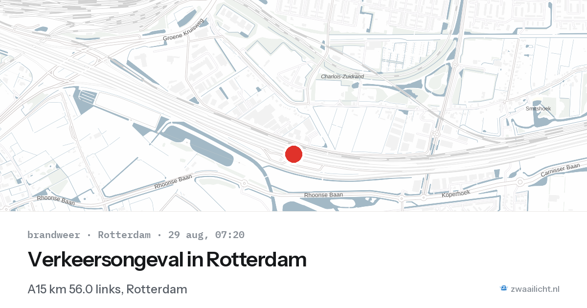 Verkeersongeval in Rotterdam — 29 aug 2026