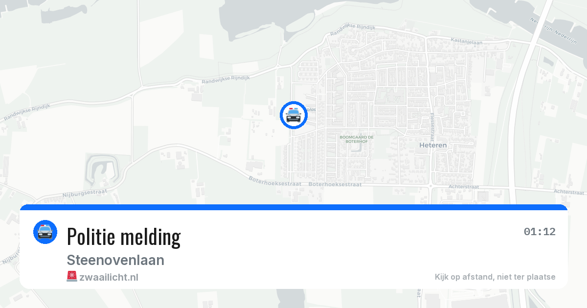 Politie melding — 5 mei 2026