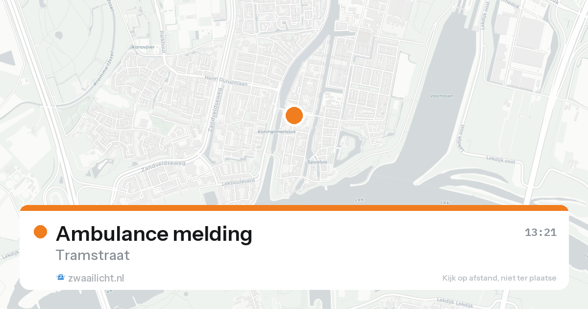 Ambulance melding — 31 jan 2026
