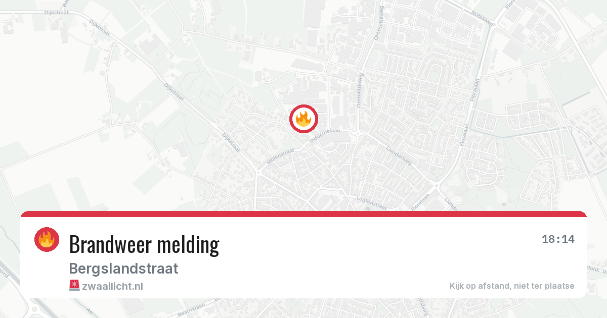 Brandweer melding — 30 jun 2026