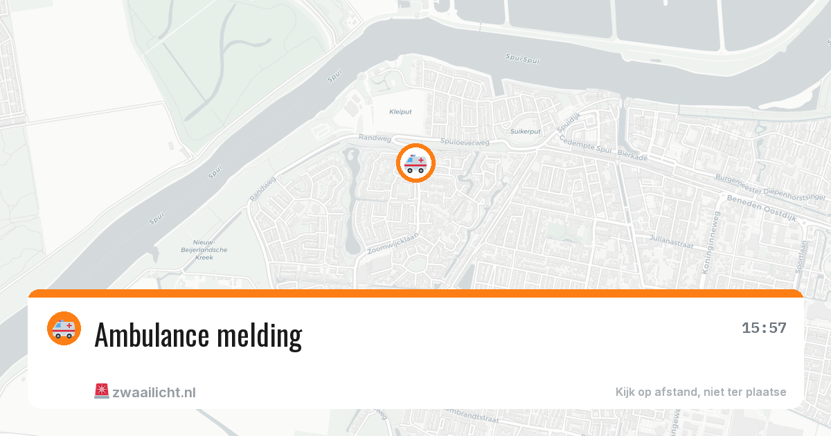 Ambulance melding — 20 jun 2026