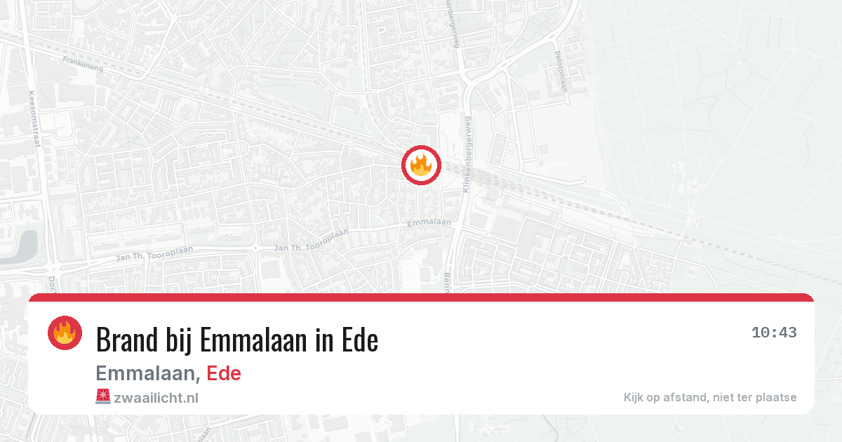 Brand bij Emmalaan in Ede — 2 jul 2026