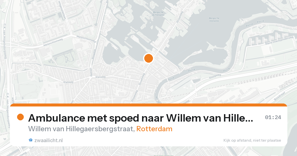 Ambulance met spoed naar Willem van Hillegaersbergstraat in Rotterdam — 28 mei 2026