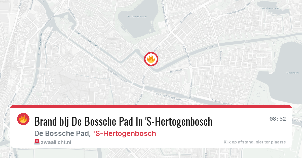 Brand bij De Bossche Pad in 'S-Hertogenbosch — 6 mei 2026