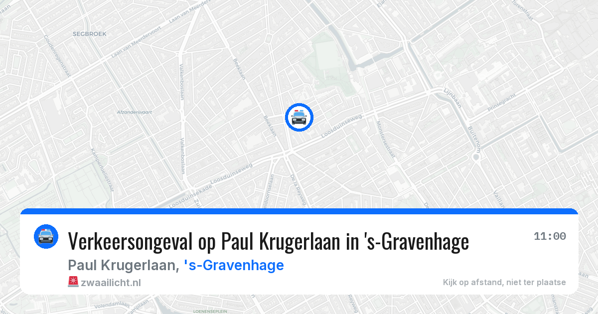 Verkeersongeval op Paul Krugerlaan in 's-Gravenhage — 26 mei 2026