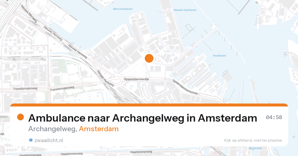 Ambulance naar Archangelweg in Amsterdam — 7 feb 2026