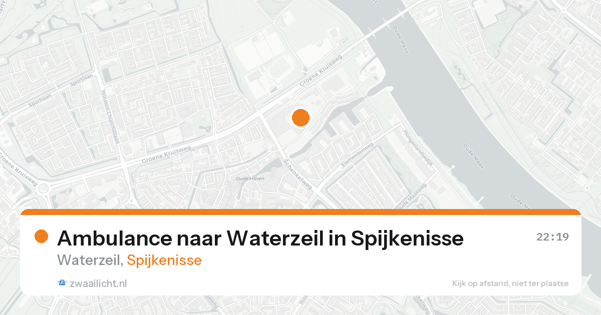 Ambulance naar Waterzeil in Spijkenisse — 3 jun 2026