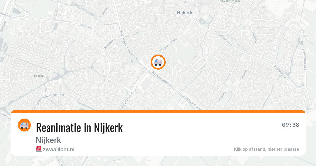 Reanimatie in Nijkerk — 28 mei 2026