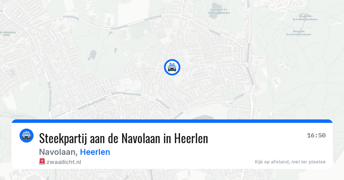 Steekpartij aan de Navolaan in Heerlen — 8 aug 2026