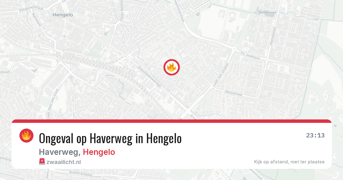 Ongeval op Haverweg in Hengelo — 19 jun 2026