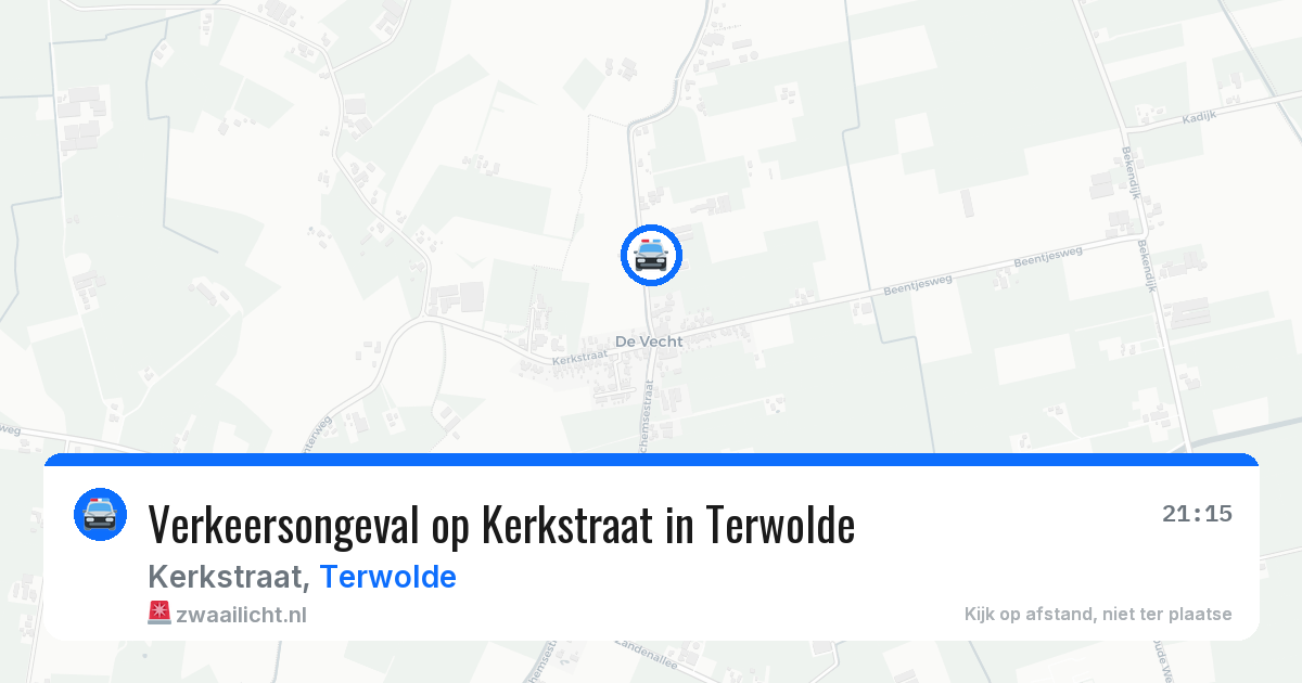 Verkeersongeval op Kerkstraat in Terwolde — 2 jul 2026