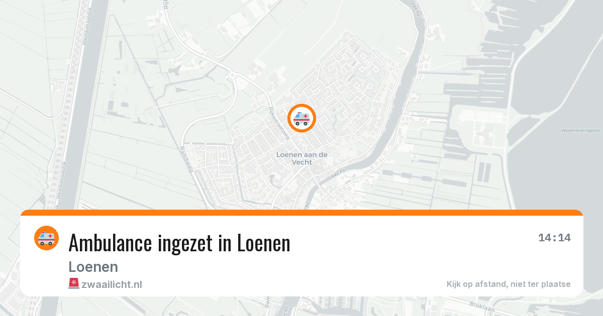 Ambulance ingezet in Loenen — 31 jul 2026