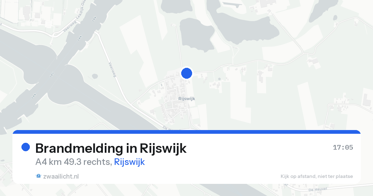 Brandmelding in Rijswijk — 25 mrt 2026