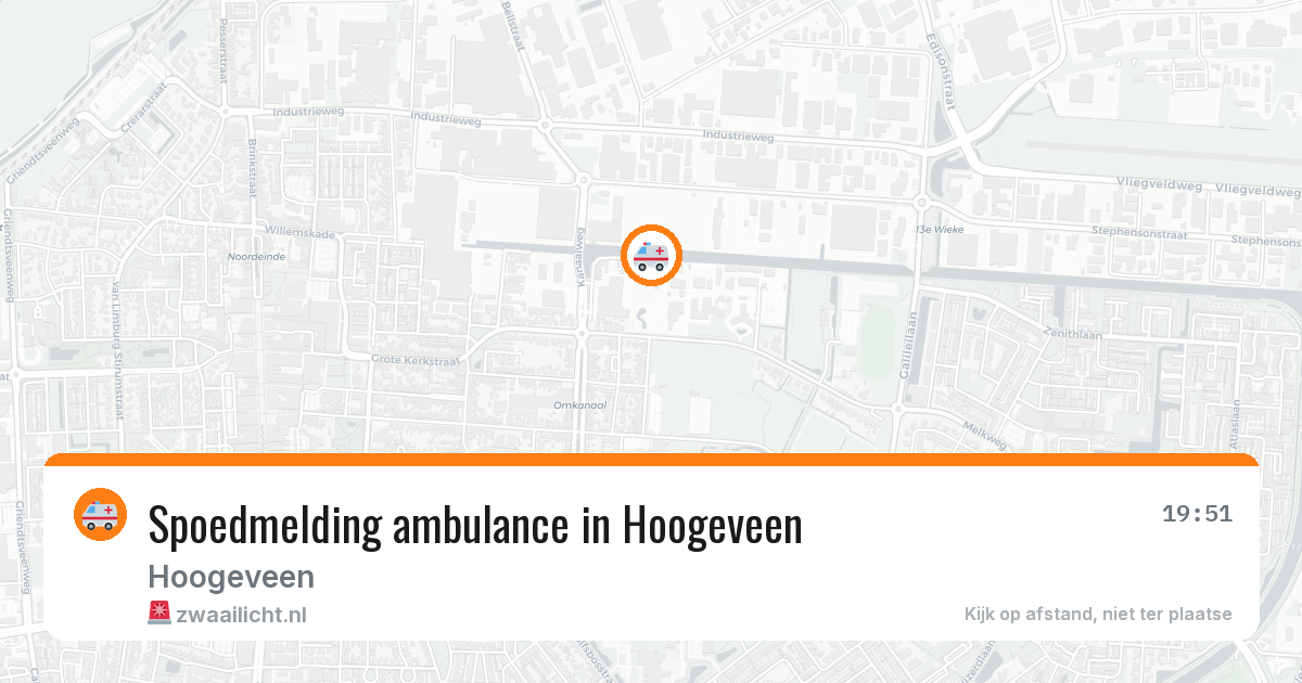 Spoedmelding ambulance in Hoogeveen — 23 feb 2026