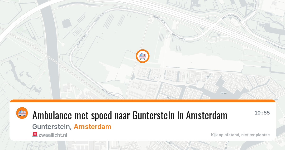 Ambulance met spoed naar Gunterstein in Amsterdam — 8 feb 2026