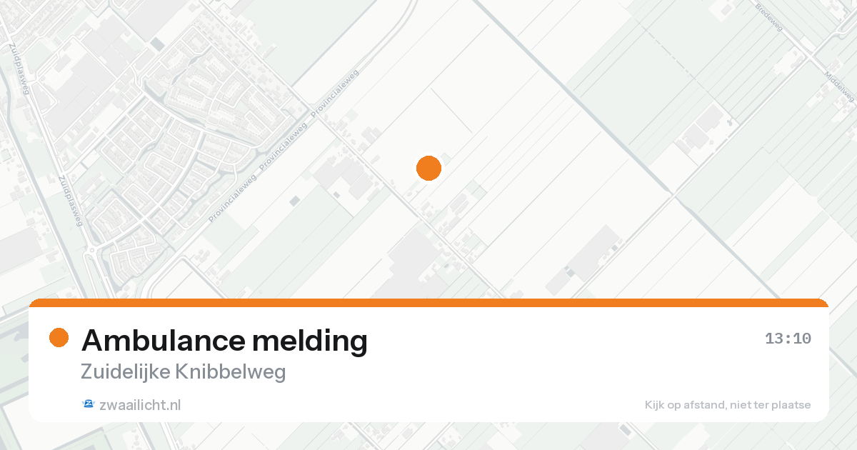 Ambulance melding — 31 jan 2026
