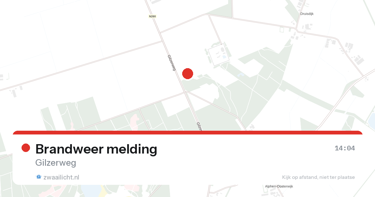 Brandweer melding — 20 mei 2026