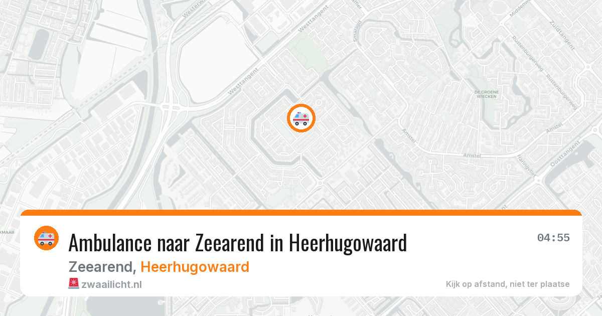 Ambulance naar Zeearend in Heerhugowaard — 30 jun 2026