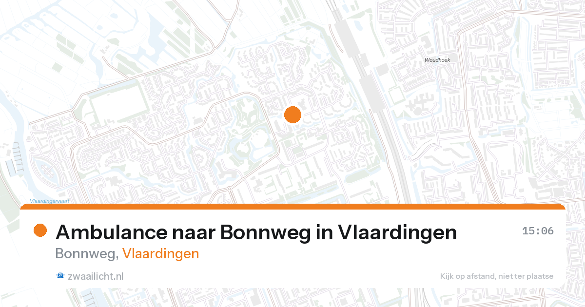 Ambulance naar Bonnweg in Vlaardingen — 27 aug 2026