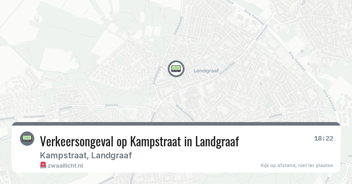 Verkeersongeval op Kampstraat in Landgraaf — 7 jul 2026