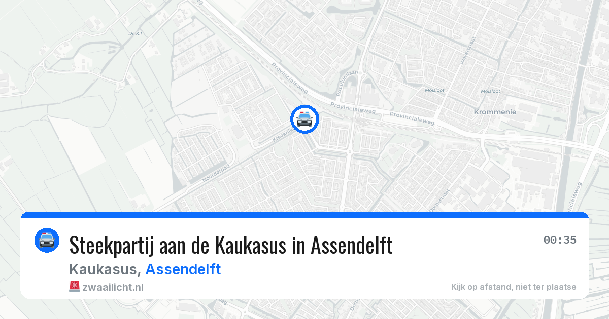 Steekpartij aan de Kaukasus in Assendelft — 13 mei 2026